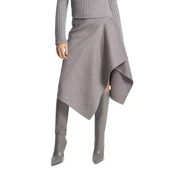 Michael Kors Collection Wool Skirt, Gray, Size 2 0263 - Picture 1 of 4
